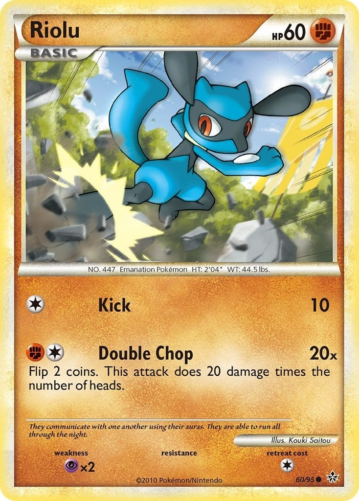 Image for Riolu (60/95) (Unleashed) (UL) - Pokemon