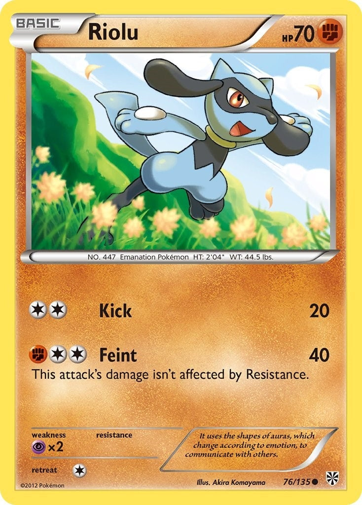 Image for Riolu (76) (76/135) (Plasma Storm) (PLS) - Pokemon
