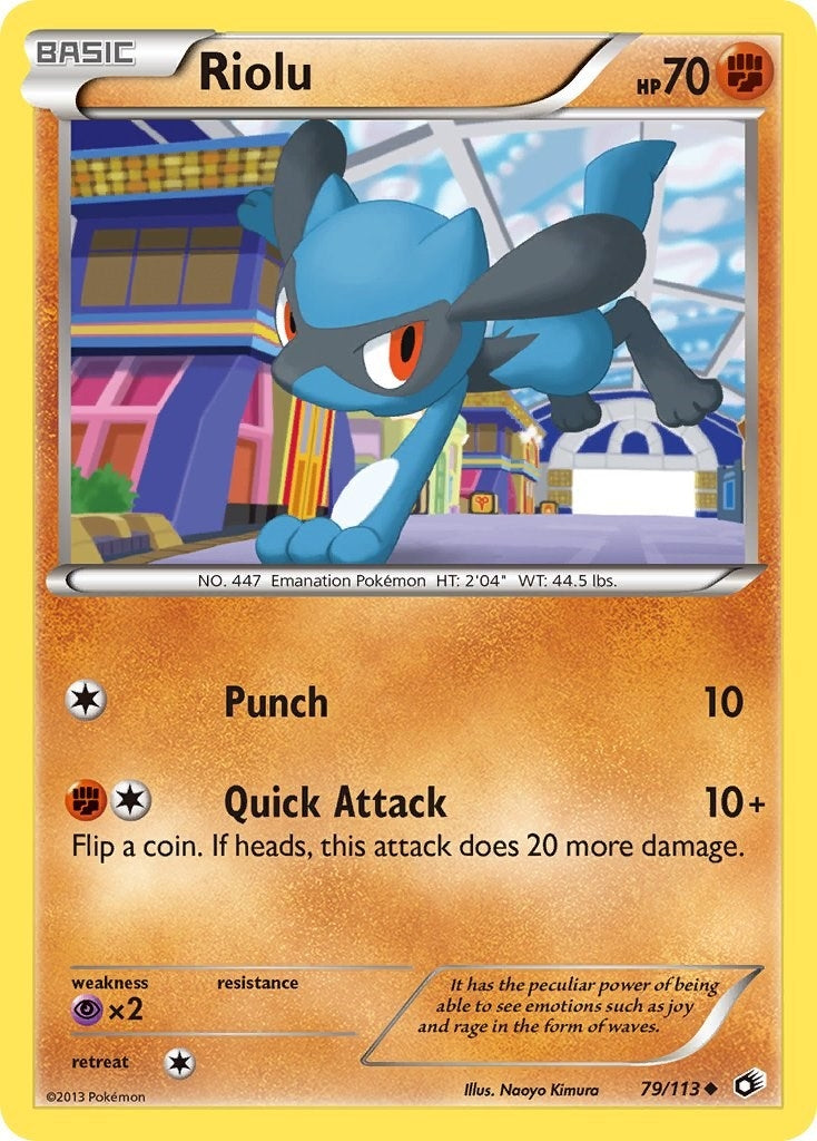 Image for Riolu (79/113) (Legendary Treasures) (LTR) - Pokemon
