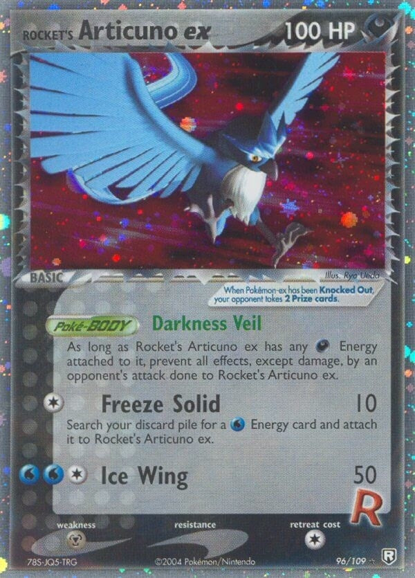 Image for Rocket's Articuno ex (96/109) (EX Team Rocket Returns) (RR) - Pokemon