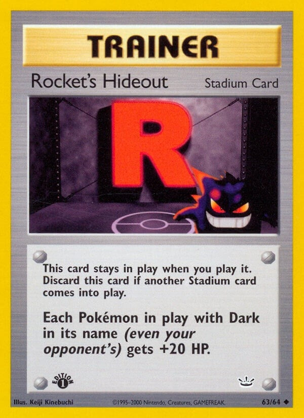 Image for Rocket's Hideout (63/64) (Neo Revelation) (N3) - Pokemon
