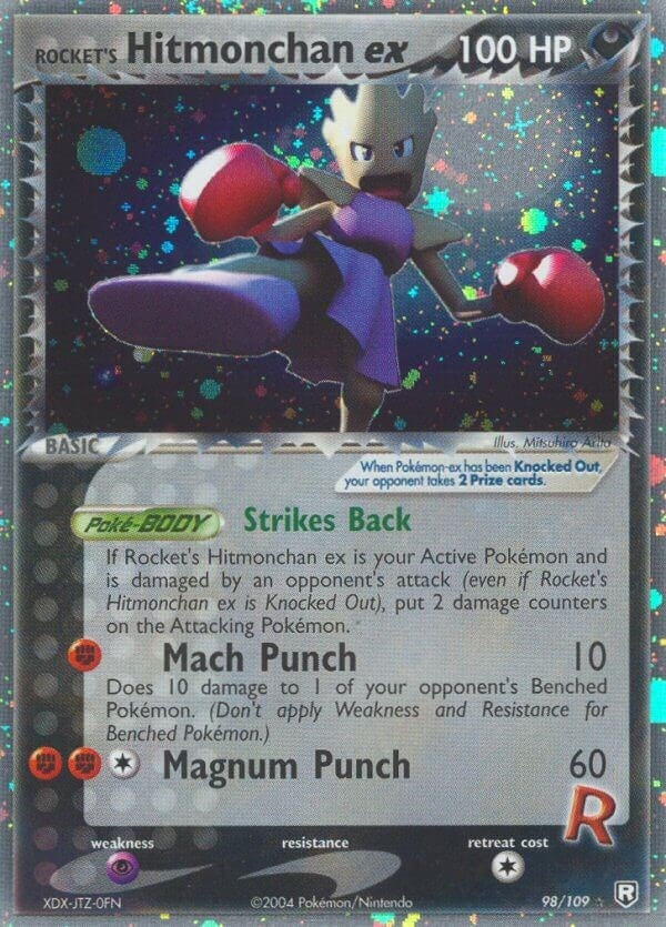 Image for Rocket's Hitmonchan ex (98/109) (EX Team Rocket Returns) (RR) - Pokemon