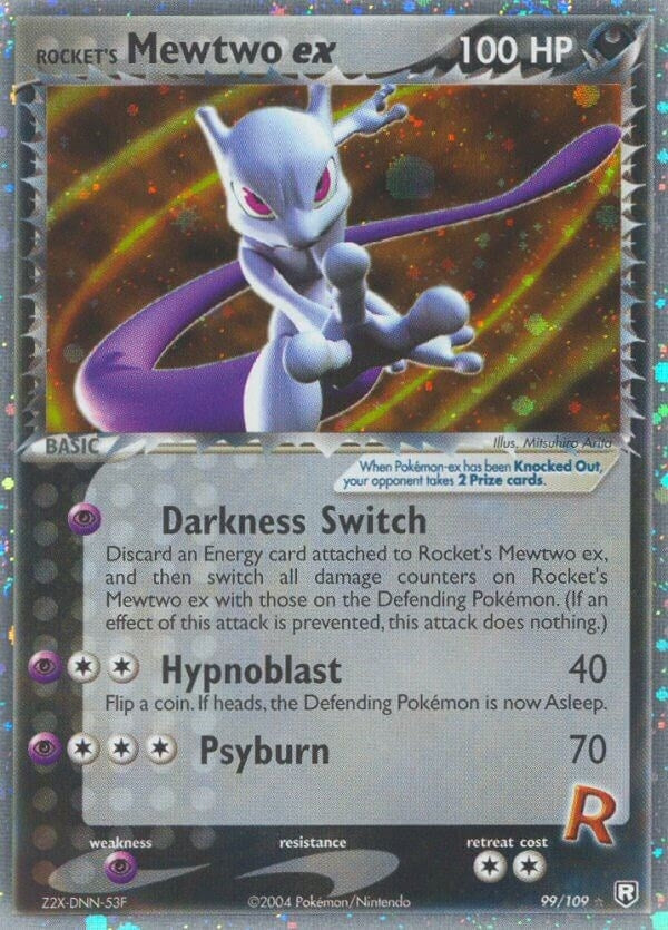 Image for Rocket's Mewtwo ex (99/109) (EX Team Rocket Returns) (RR) - Pokemon