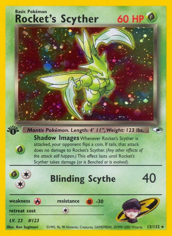 Image for Rocket's Scyther (013/132) (Gym Heroes) (G1) - Pokemon