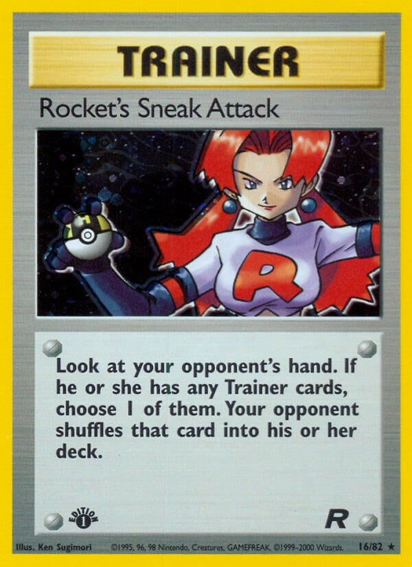 Image for Rocket's Sneak Attack (16) (16/82) (Team Rocket) (TR) - Pokemon