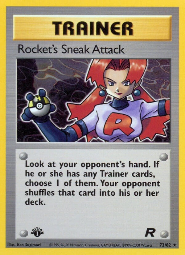 Image for Rocket's Sneak Attack (72) (72/82) (Team Rocket) (TR) - Pokemon