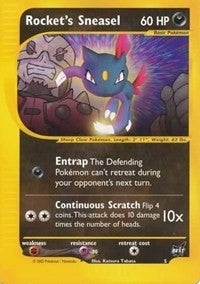 Image for Rocket's Sneasel - 5 (005/009) (Best of Promos) (PR) - Pokemon