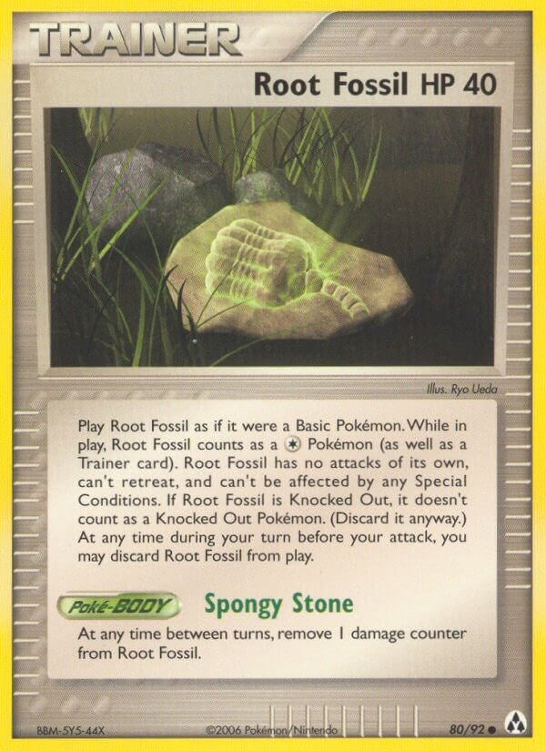 Image for Root Fossil (80/92) (EX Legend Maker) (LM) - Pokemon