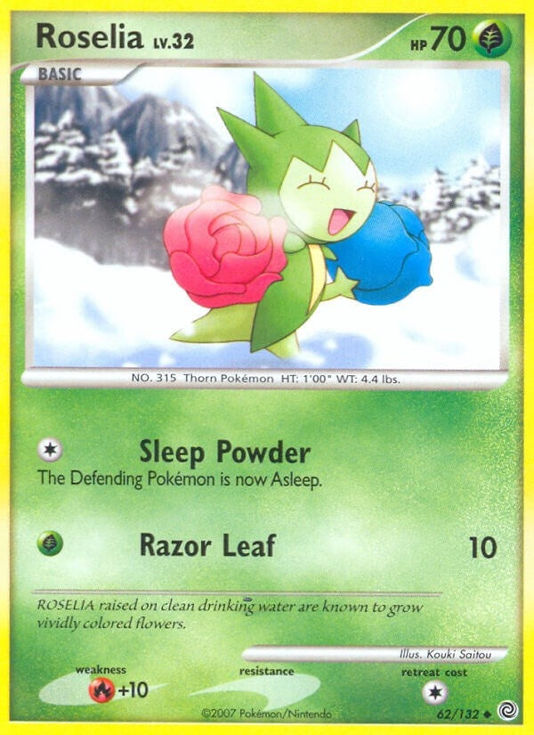Image for Roselia (62/132) (Secret Wonders) (SW) - Pokemon