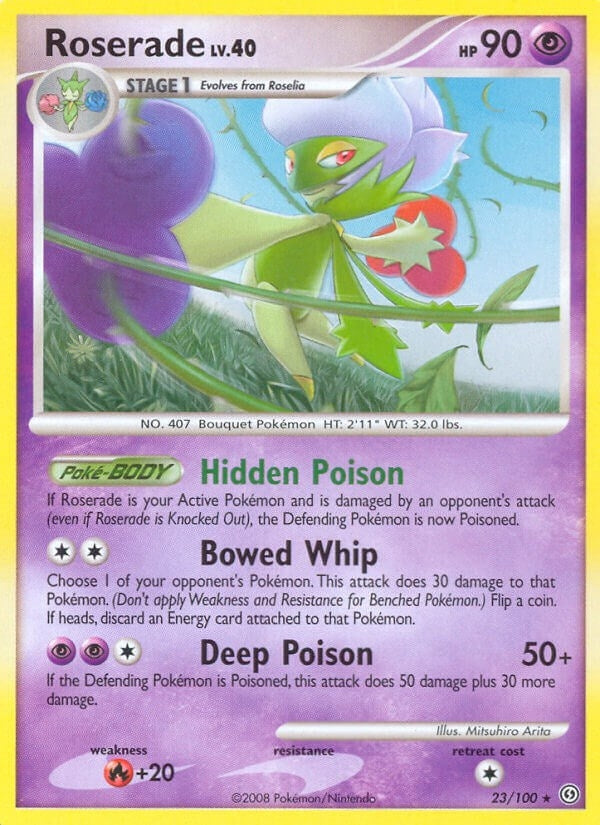 Image for Roserade (23/100) (Stormfront) (SF) - Pokemon