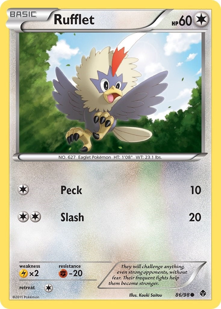 Image for Rufflet (86) (86/98) (Emerging Powers) (EPO) - Pokemon