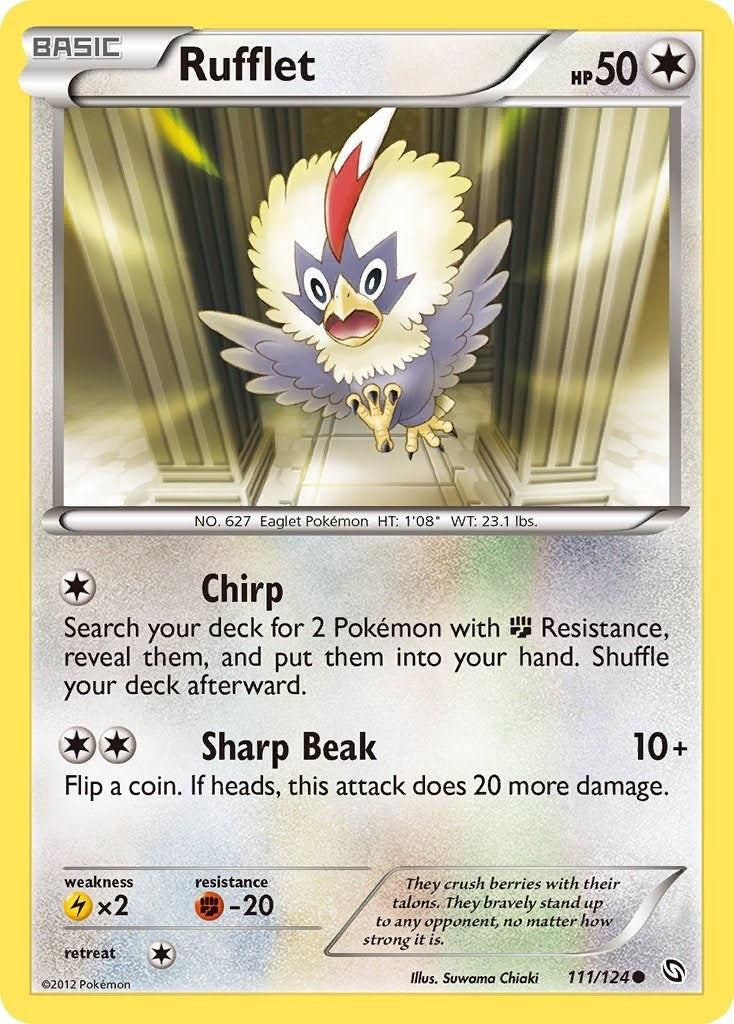 Image for Rufflet (111/124) (Dragons Exalted) (DRX) - Pokemon