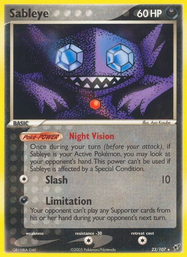 Image for Sableye (23/107) (EX Deoxys) (DX) - Pokemon