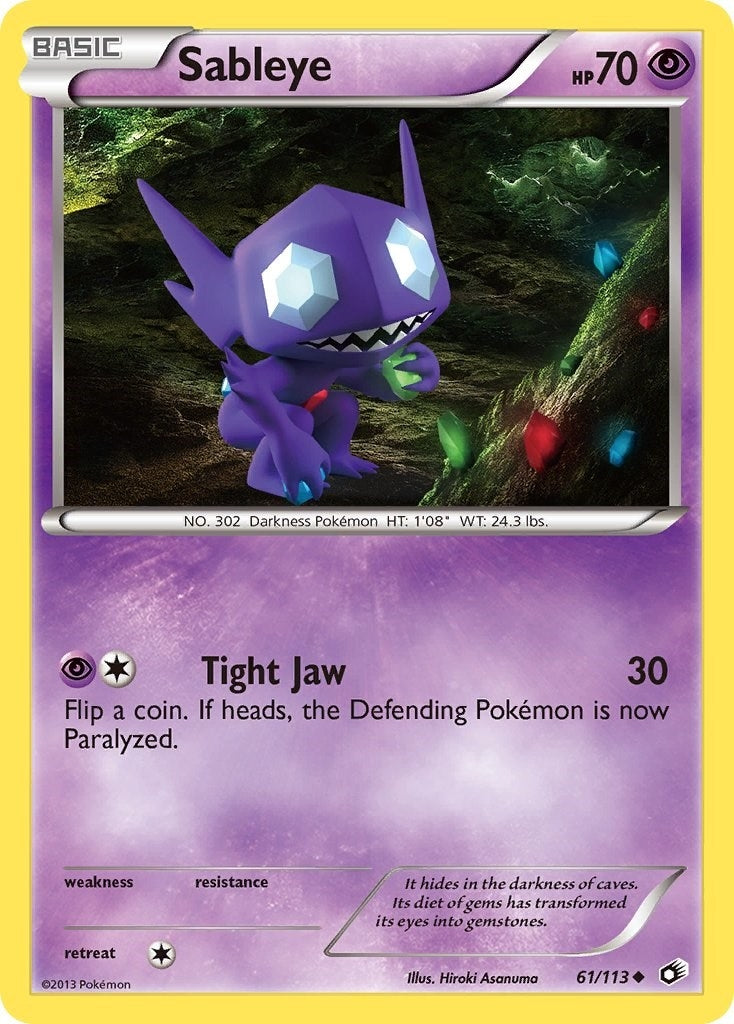 Image for Sableye (61/113) (Legendary Treasures) (LTR) - Pokemon
