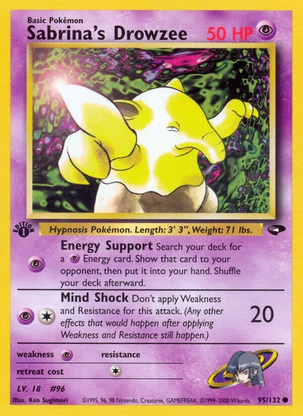 Image for Sabrina's Drowzee (095/132) (Gym Challenge) (G2) - Pokemon