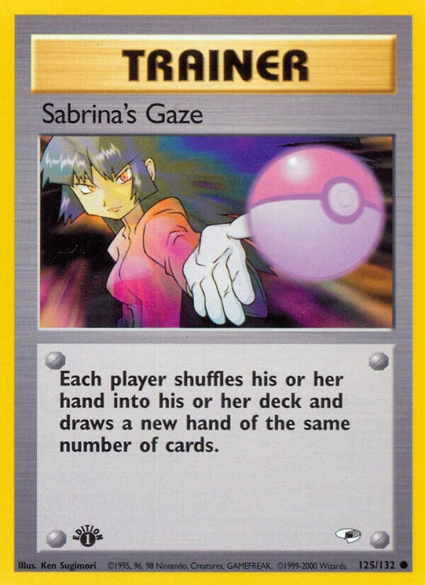 Image for Sabrina's Gaze (125/132) (Gym Heroes) (G1) - Pokemon