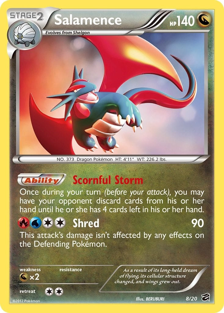 Image for Salamence (8/20) (Dragon Vault) (DRV) - Pokemon