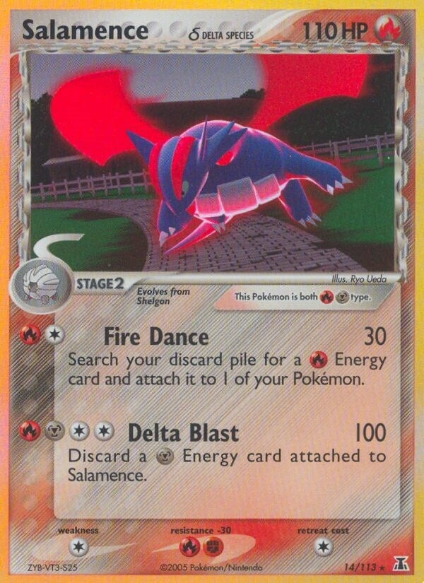Image for Salamence (Delta Species) (14/113) (EX Delta Species) (DS) - Pokemon