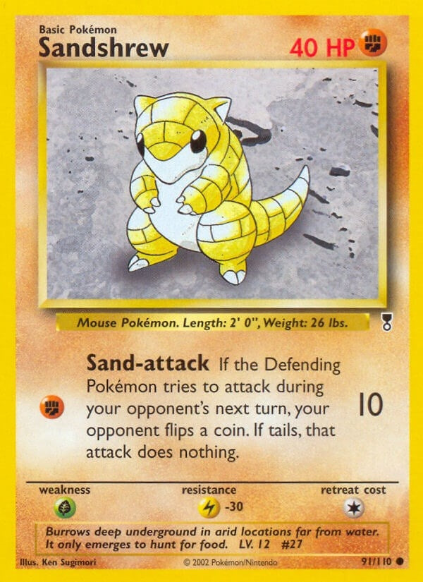 Image for Sandshrew (091/110) (Legendary Collection) (LC) - Pokemon