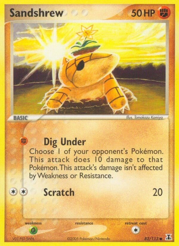 Image for Sandshrew (82/113) (EX Delta Species) (DS) - Pokemon