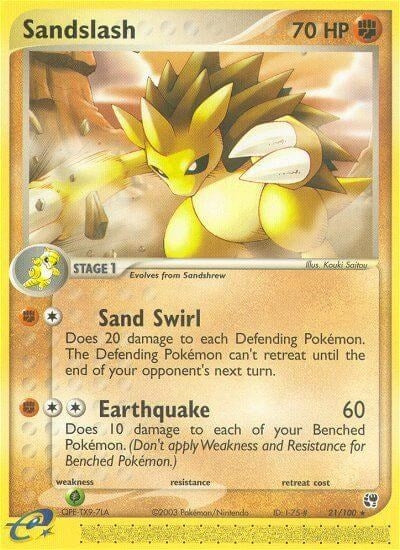 Image for Sandslash (21/100) (EX Sandstorm) (SS) - Pokemon