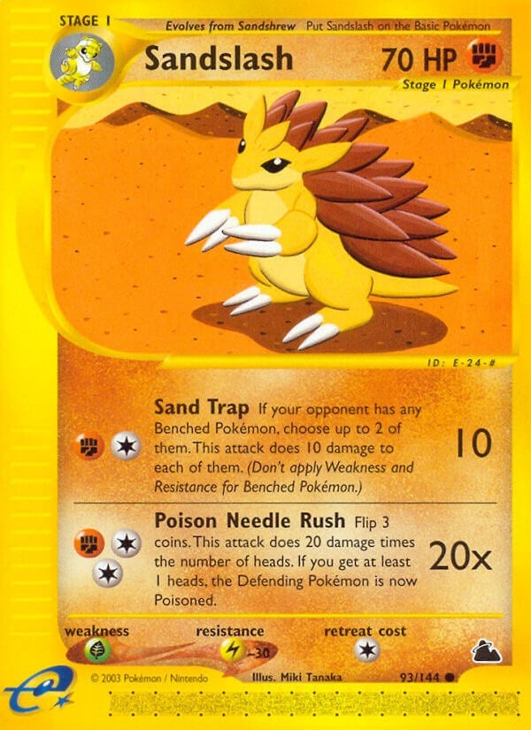 Image for Sandslash (093/144) (Skyridge) (SK) - Pokemon