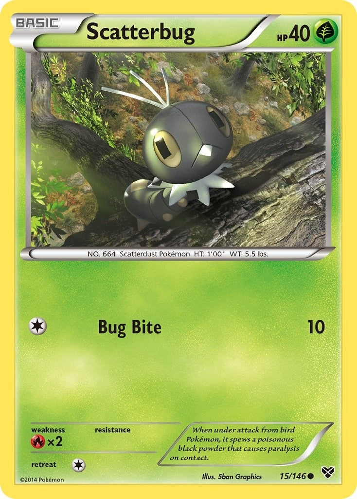 Image for Scatterbug (15/146) (XY Base Set) (XY) - Pokemon