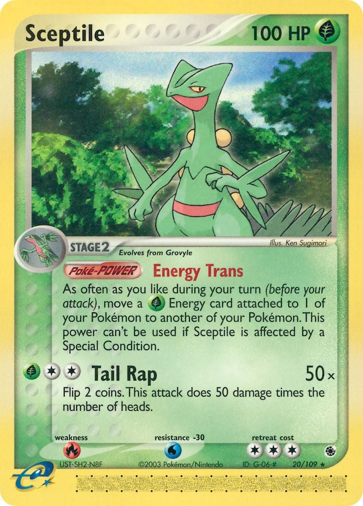 Image for Sceptile (20/109) (EX Ruby and Sapphire) (RS) - Pokemon
