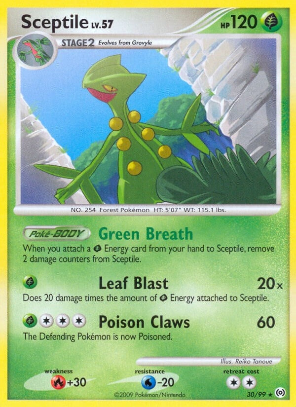 Image for Sceptile (30) (30/99) (Arceus) (AR) - Pokemon