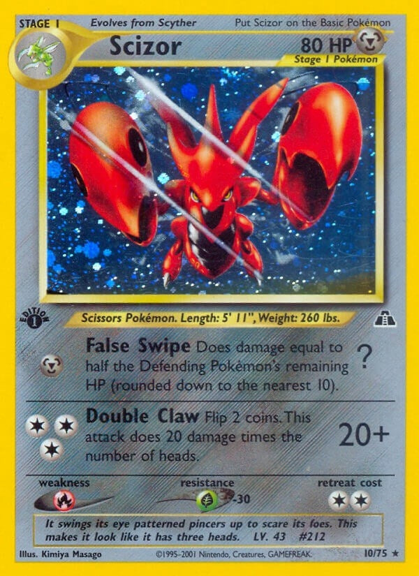 Image for Scizor (10) (10/75) (Neo Discovery) (N2) - Pokemon