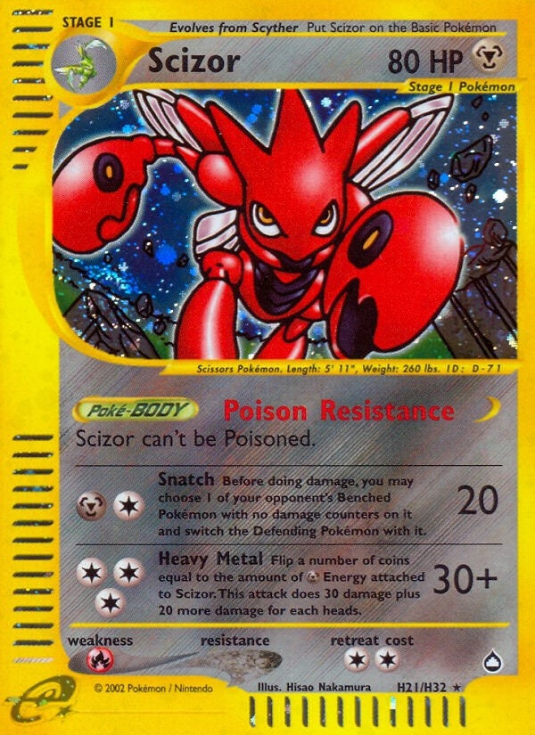 Image for Scizor (H21) (H21/H32) (Aquapolis) (AQ) - Pokemon
