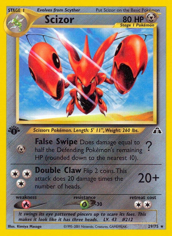 Image for Scizor (29) (29/75) (Neo Discovery) (N2) - Pokemon