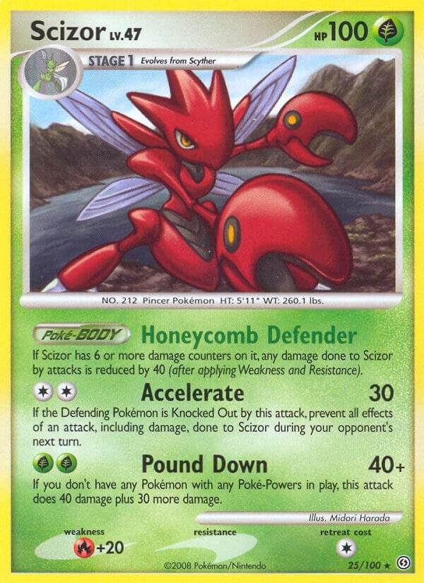 Image for Scizor (25/100) (Stormfront) (SF) - Pokemon