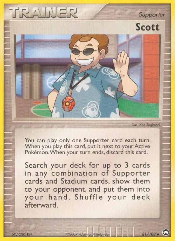 Image for Scott (81/108) (EX Power Keepers) (PK) - Pokemon