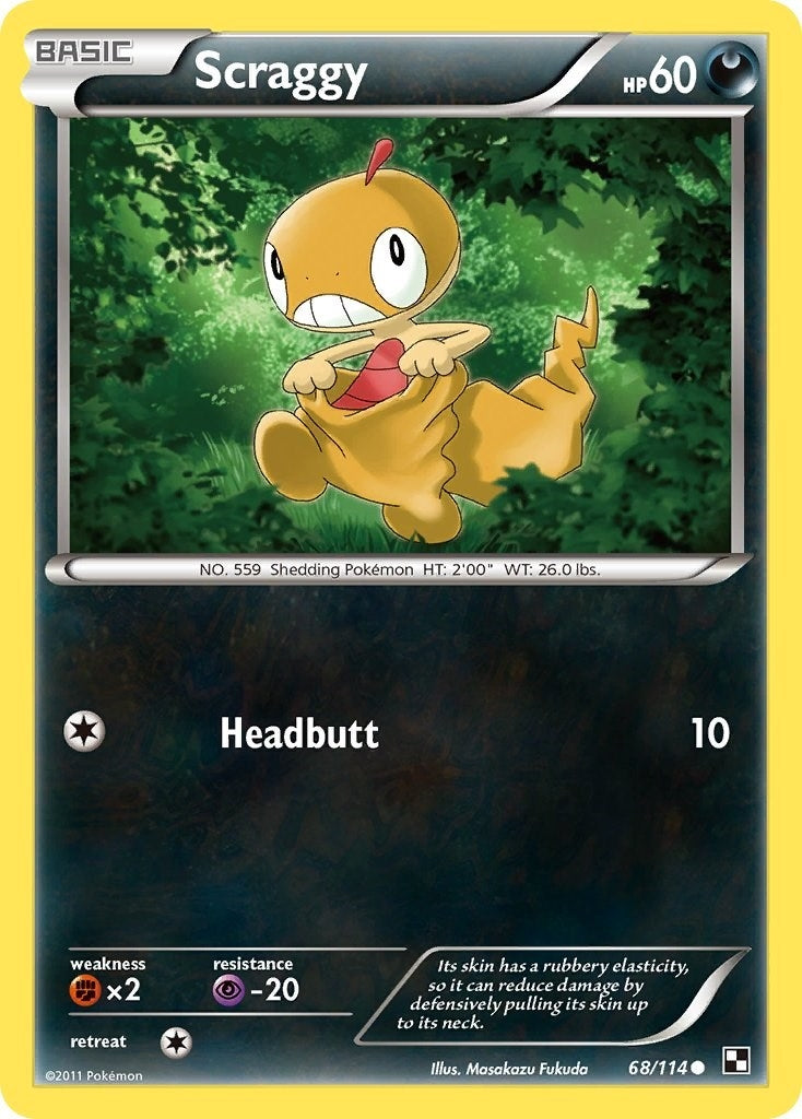 Image for Scraggy (68/114) (Black and White) (BLW) - Pokemon