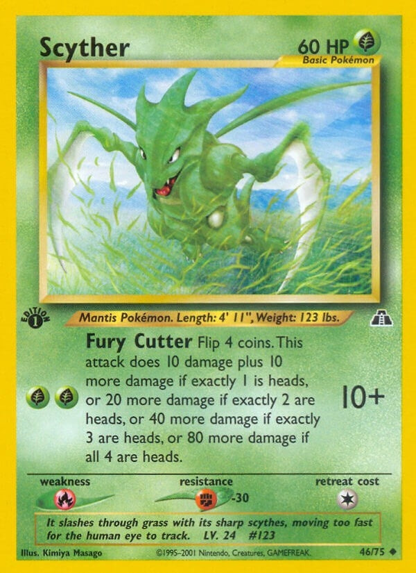 Image for Scyther (46/75) (Neo Discovery) (N2) - Pokemon