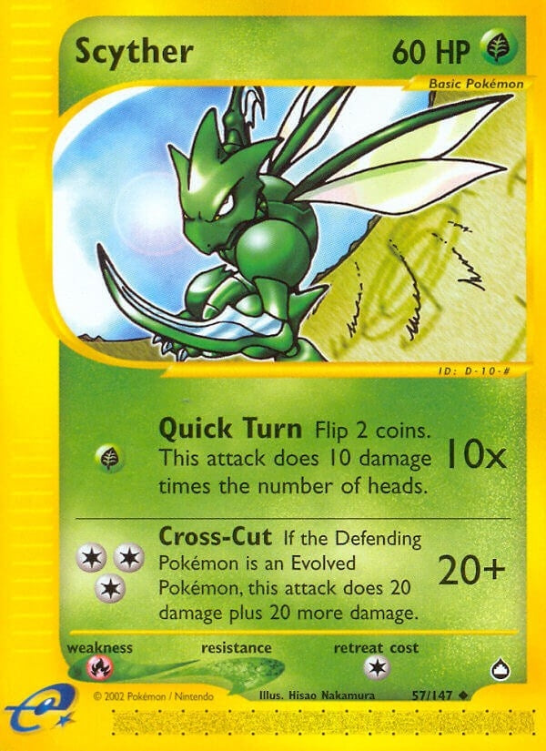 Image for Scyther (57) (057/147) (Aquapolis) (AQ) - Pokemon