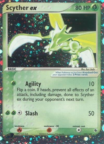 Image for Scyther ex (102/109) (EX Ruby and Sapphire) (RS) - Pokemon