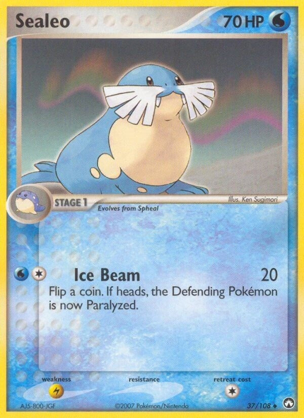 Image for Sealeo (37/108) (EX Power Keepers) (PK) - Pokemon