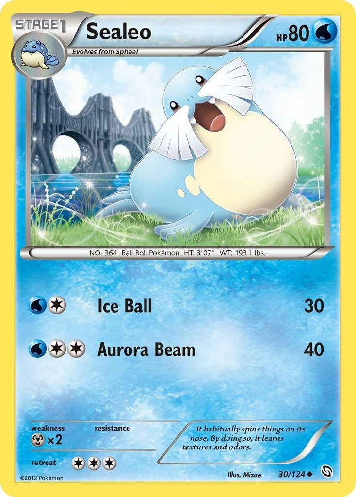Image for Sealeo (30/124) (Dragons Exalted) (DRX) - Pokemon