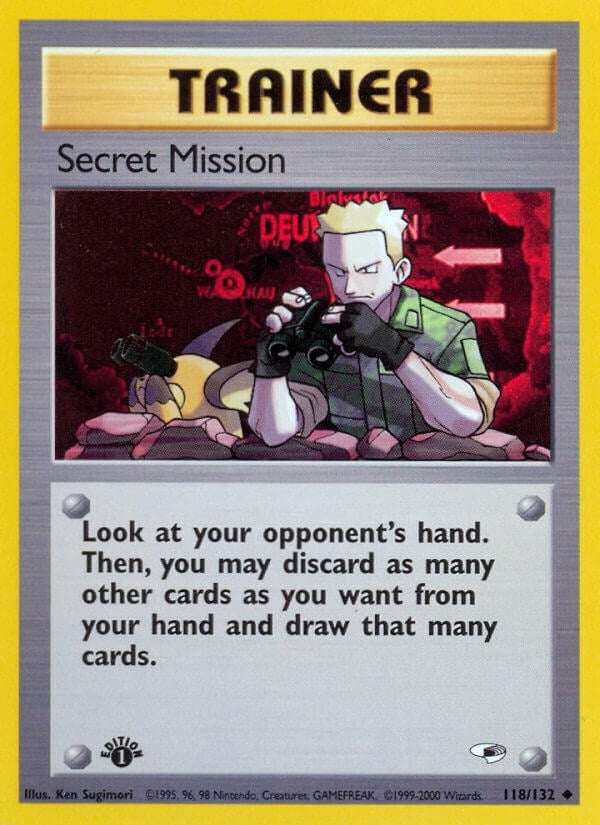 Image for Secret Mission (118/132) (Gym Heroes) (G1) - Pokemon