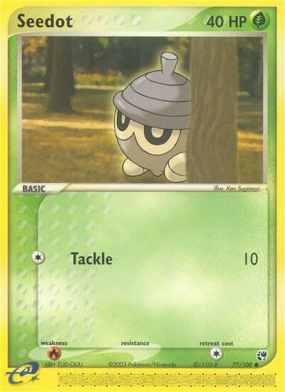 Image for Seedot (77/100) (EX Sandstorm) (SS) - Pokemon