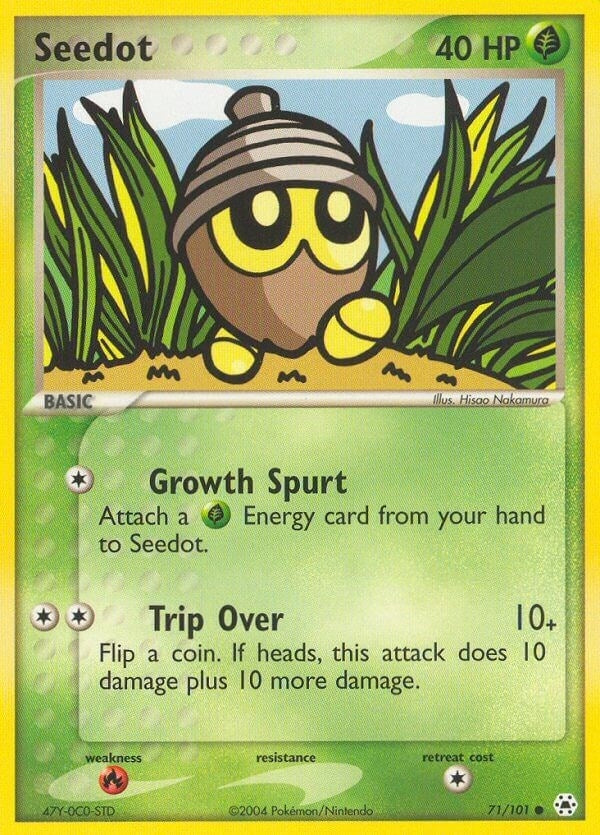 Image for Seedot (71/101) (EX Hidden Legends) (HL) - Pokemon