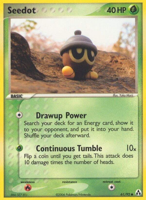 Image for Seedot (61/92) (EX Legend Maker) (LM) - Pokemon