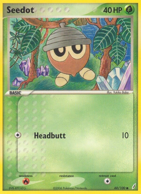 Image for Seedot (60/100) (EX Crystal Guardians) (CG) - Pokemon