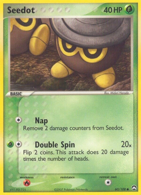 Image for Seedot (60/108) (EX Power Keepers) (PK) - Pokemon