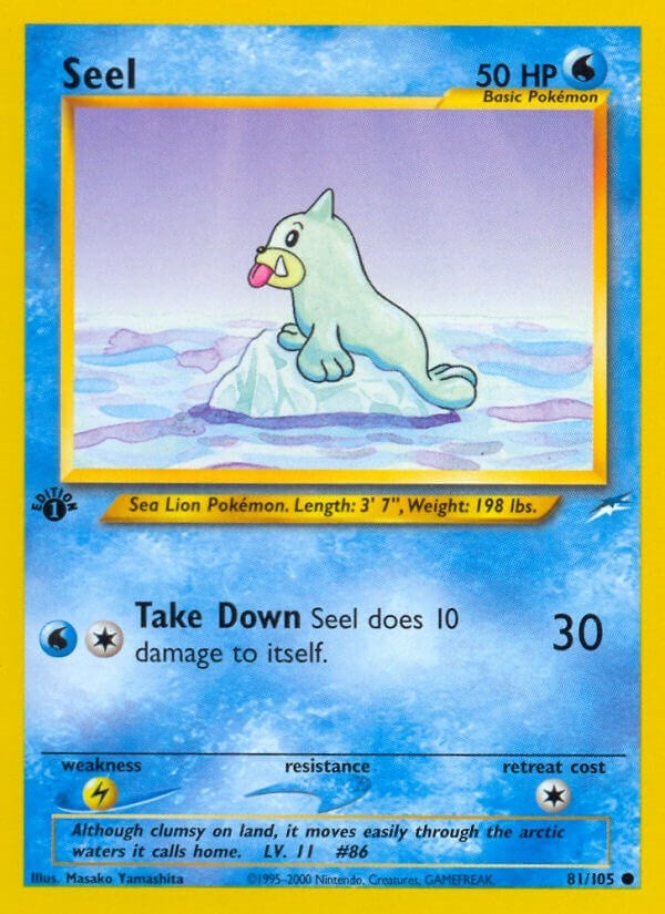 Image for Seel (081/105) (Neo Destiny) (N4) - Pokemon