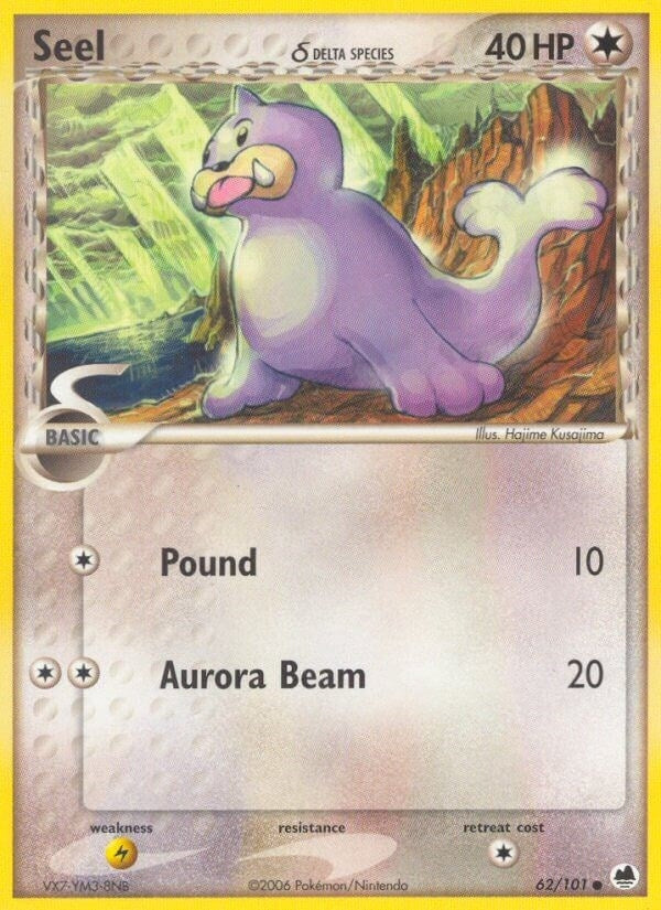 Image for Seel (Delta Species) (62/101) (EX Dragon Frontiers) (DF) - Pokemon