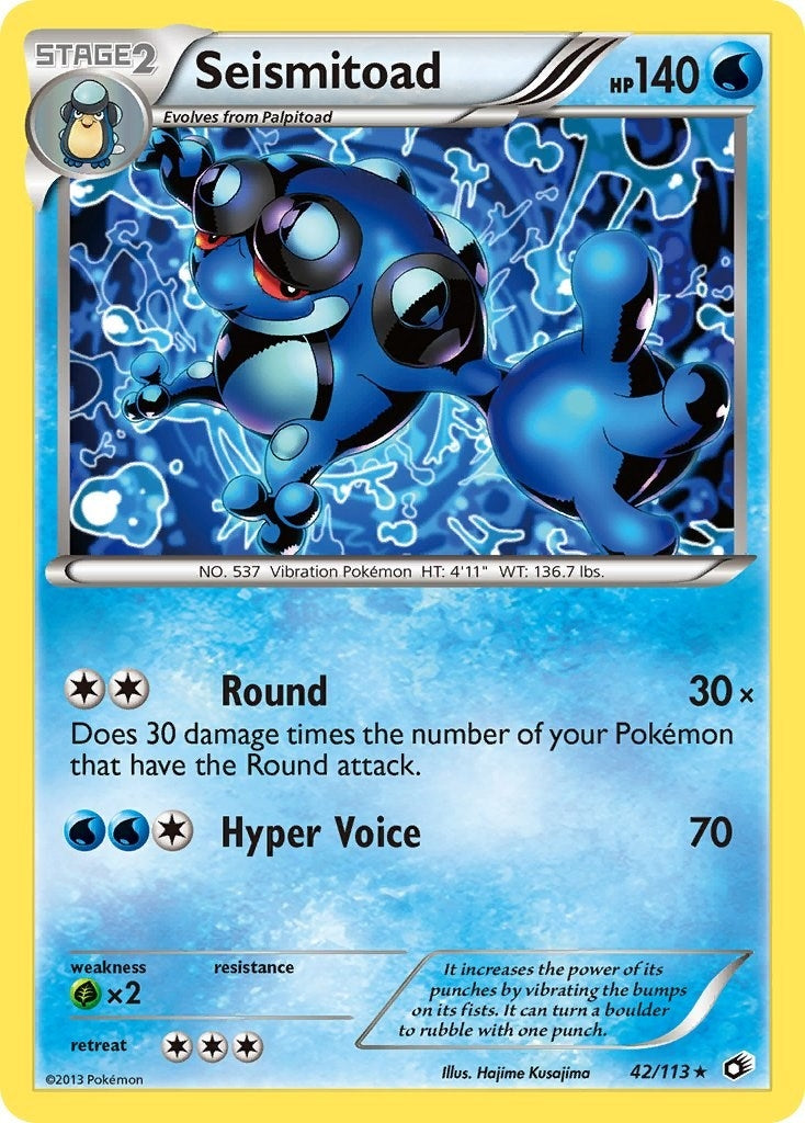 Image for Seismitoad (42/113) (Legendary Treasures) (LTR) - Pokemon