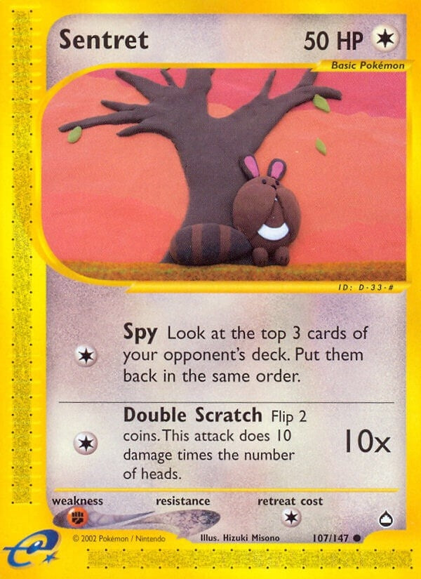 Image for Sentret (107/147) (Aquapolis) (AQ) - Pokemon